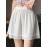 Chic Lace-Trimmed Safety Shorts for Women - Plus Size, Loose Fit, Non-See-Through, Perfect for Layering & Casual Wear