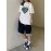 Color Block Drawstring Waist Shorts, Casual Elastic Waist Sporty Shorts, Women's Clothing